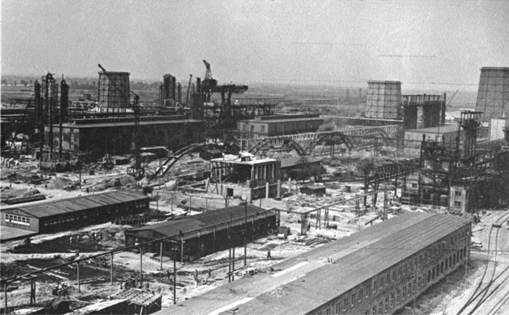 bundesarchiv bild 146 2007 0058, ig farbenwerke auschwitz1941