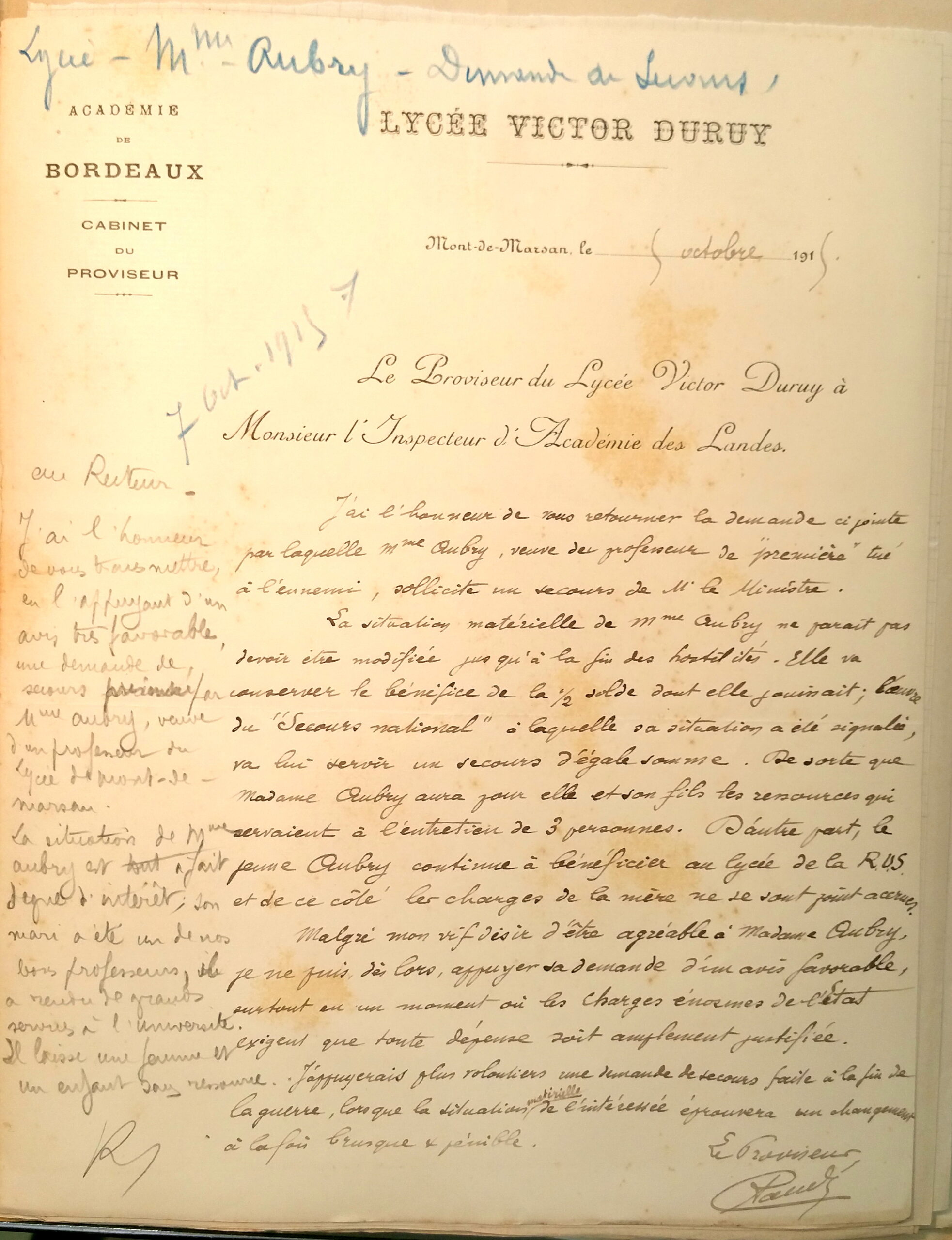 1915 10 05 veuve professeur aubry 20150818 151146