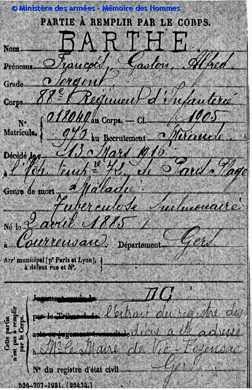 barthe archives k940923r