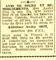 avis décèz siot 3 sept 1944 in sud ouest 15 sept copie